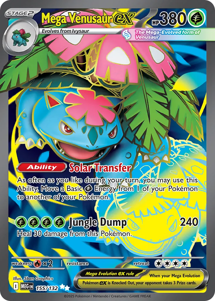 Mega Venusaur ex — ME01: Mega Evolution — Pokémon