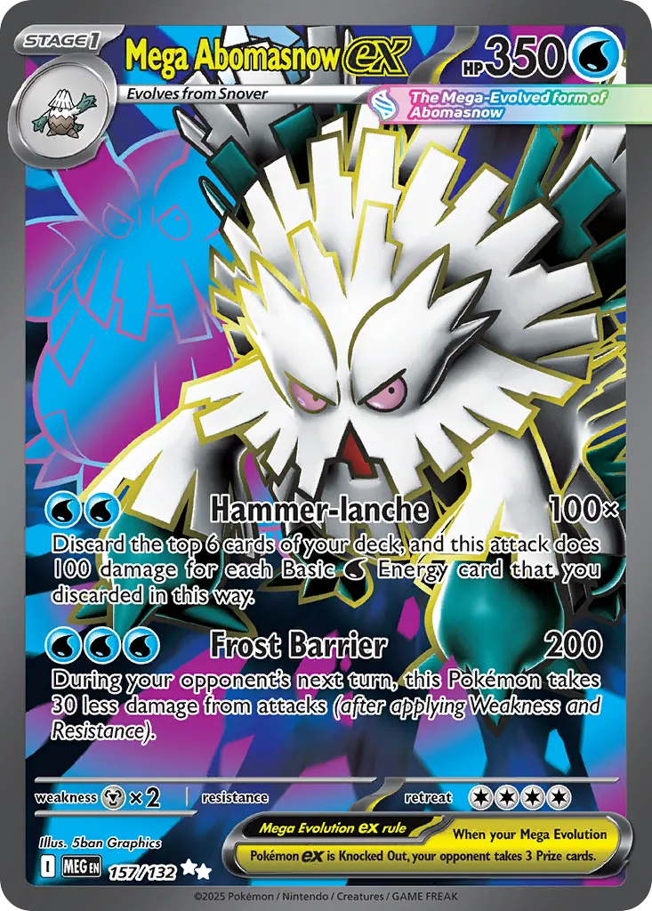 Mega Abomasnow ex — ME01: Mega Evolution — Pokémon