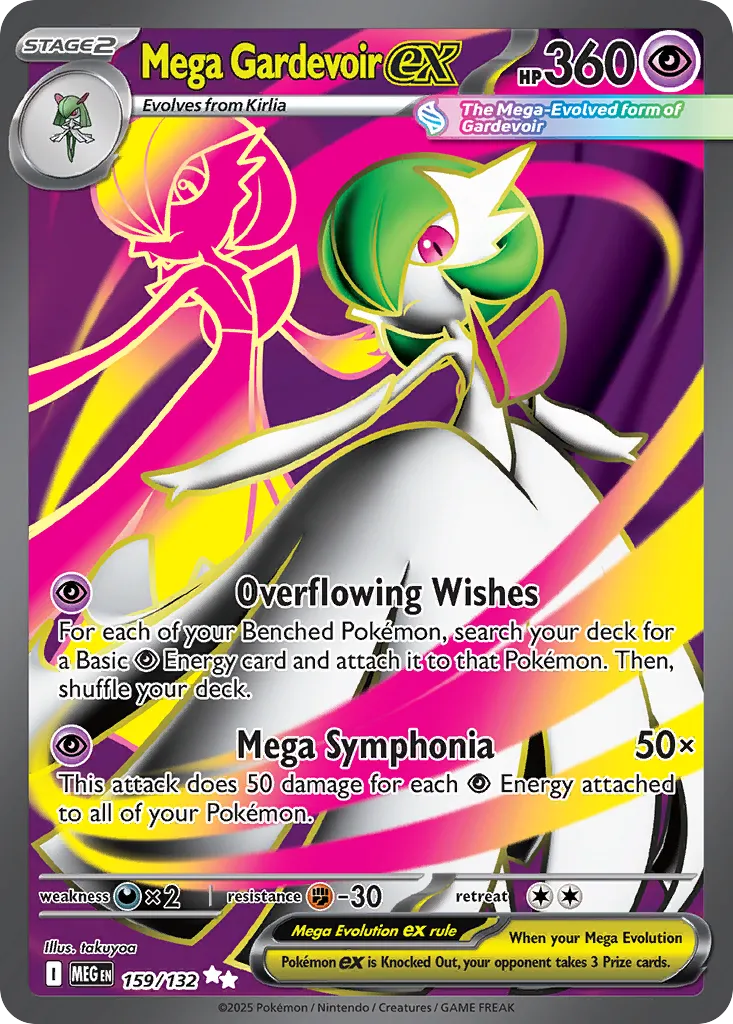 Mega Gardevoir ex — ME01: Mega Evolution — Pokemon