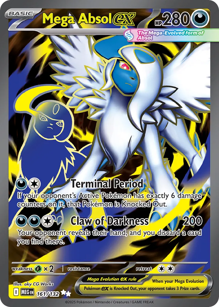 Mega Absol ex — ME01: Mega Evolution — Pokémon