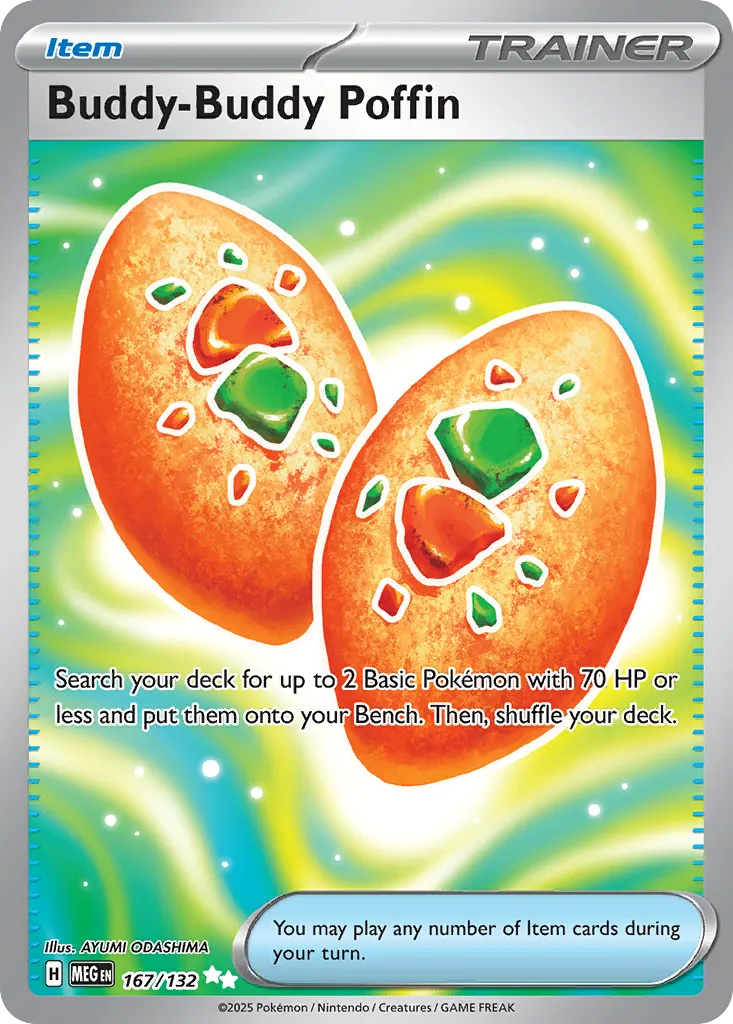 Buddy-Buddy Poffin — ME01: Mega Evolution — Pokémon
