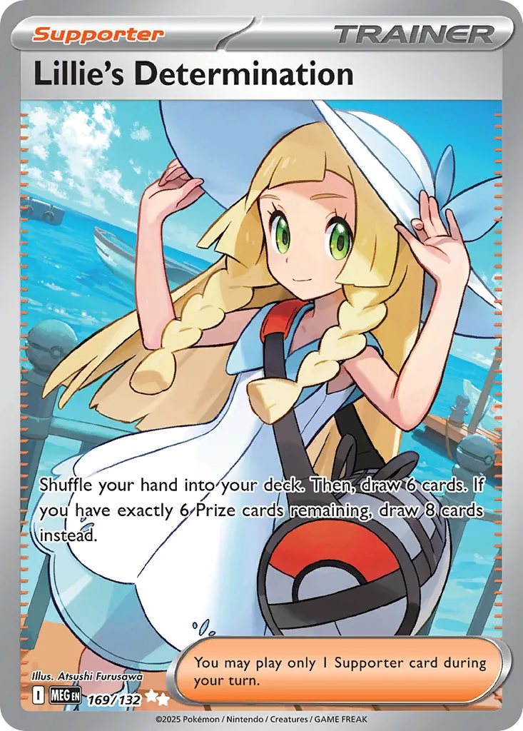 Lillie's Determination — ME01: Mega Evolution — Pokémon