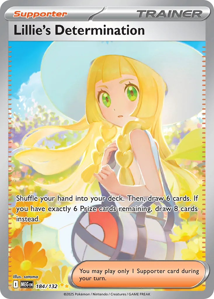Lillie's Determination — ME01: Mega Evolution — Pokémon