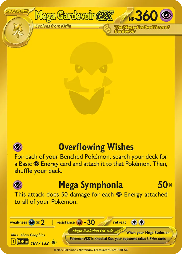 Mega Gardevoir ex — ME01: Mega Evolution — Pokemon