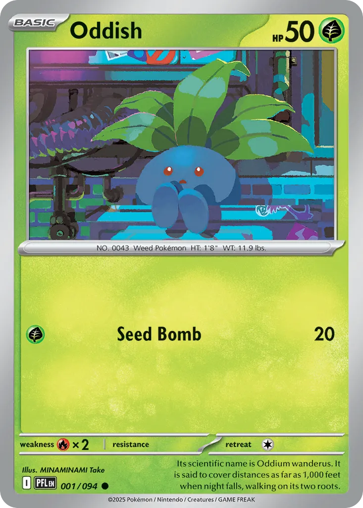 Oddish — ME02: Phantasmal Flames — Pokémon