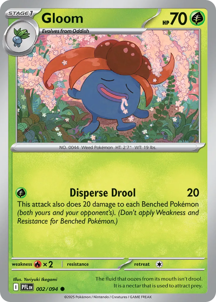 Gloom — ME02: Phantasmal Flames — Pokémon