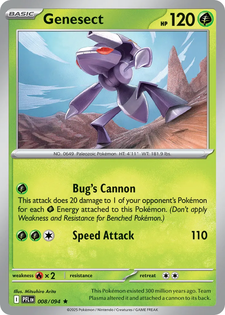 Genesect — ME02: Phantasmal Flames — Pokémon