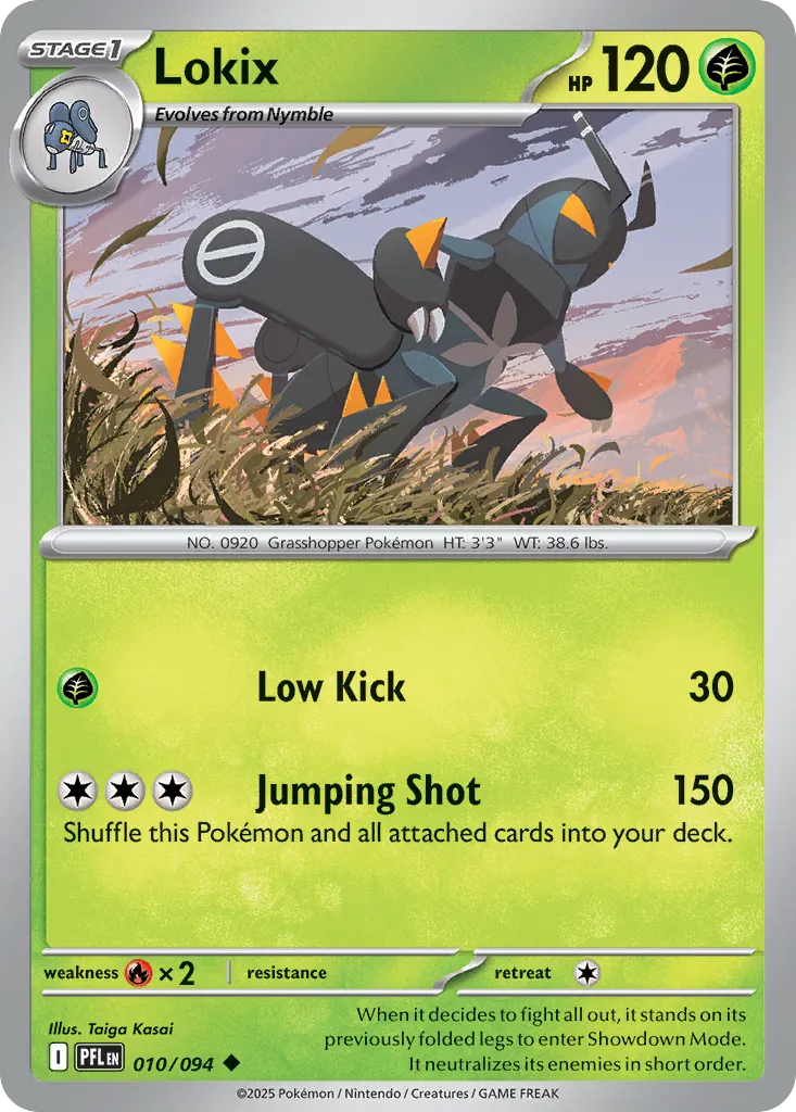 Lokix — ME02: Phantasmal Flames — Pokémon