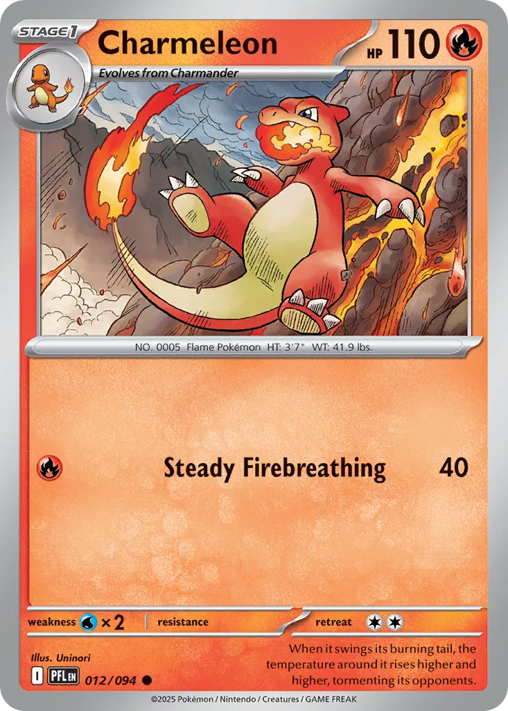 Charmeleon — ME02: Phantasmal Flames — Pokémon