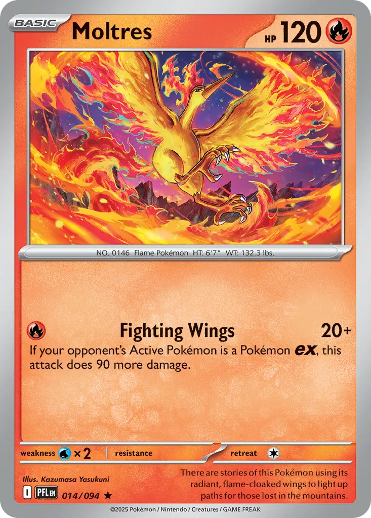 Moltres — ME02: Phantasmal Flames — Pokémon