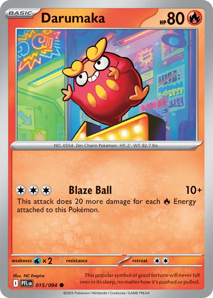 Darumaka — ME02: Phantasmal Flames — Pokémon