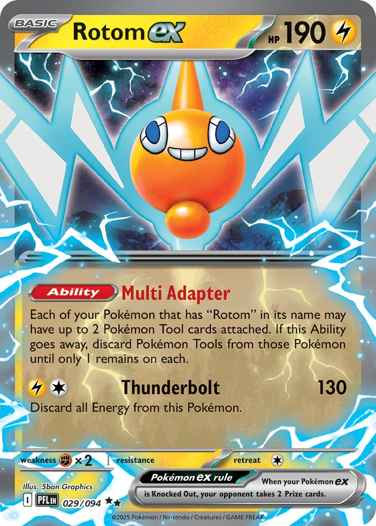 Rotom ex — ME02: Phantasmal Flames — Pokemon
