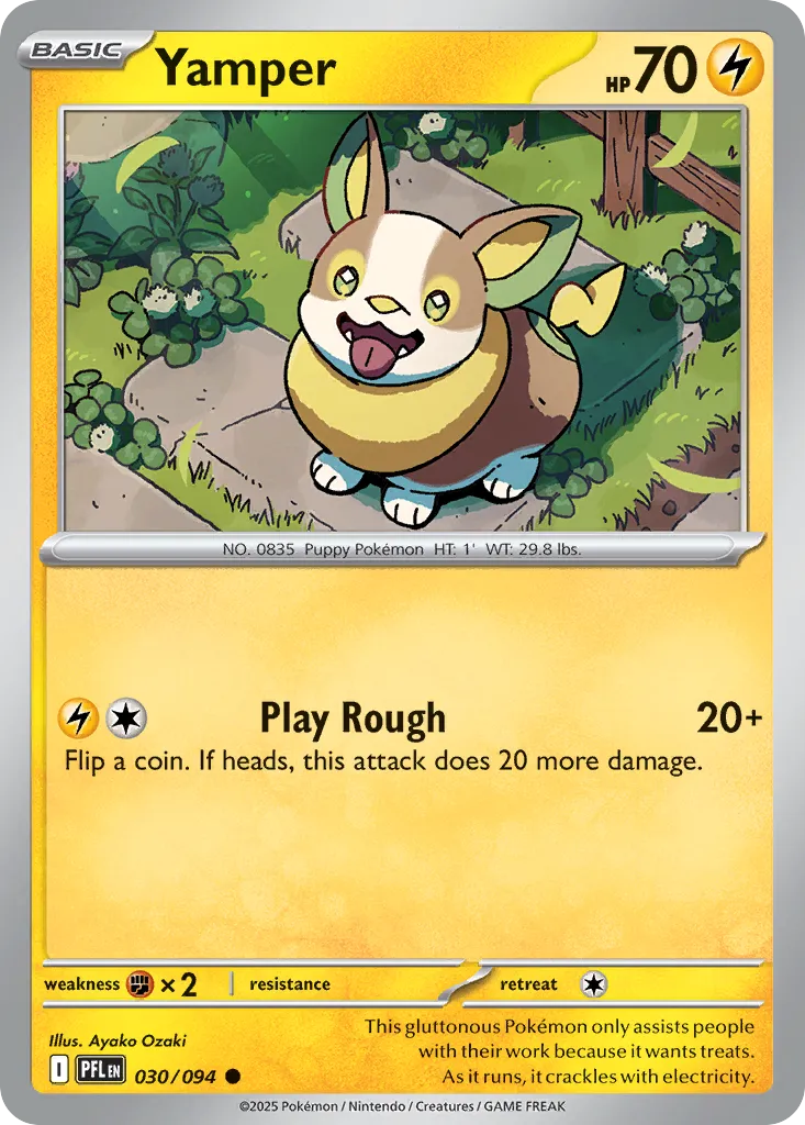 Yamper — ME02: Phantasmal Flames — Pokémon