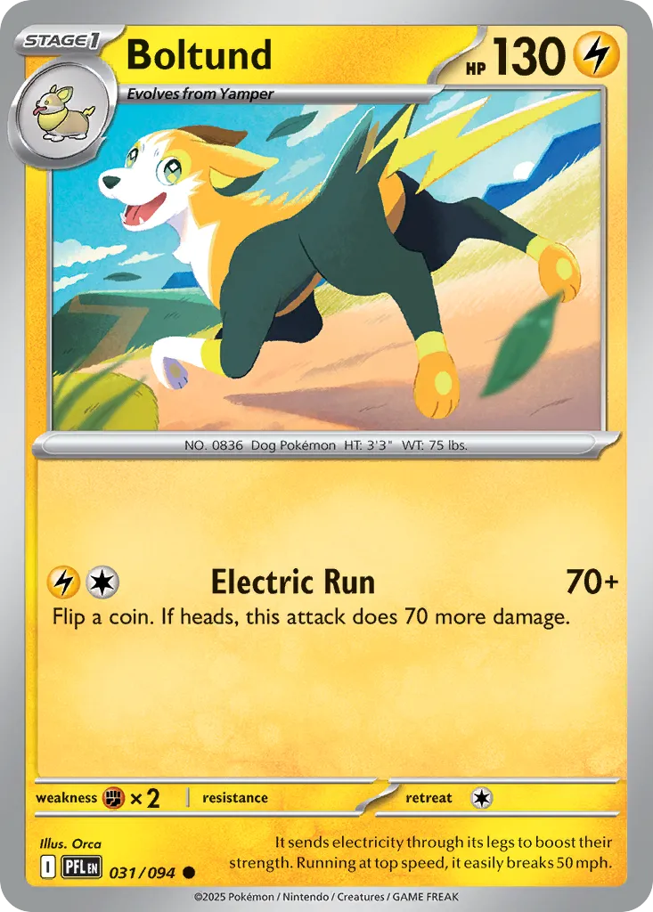 Boltund — ME02: Phantasmal Flames — Pokémon
