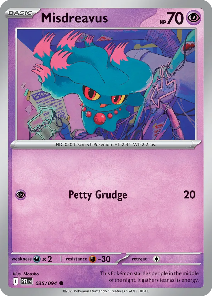 Misdreavus — ME02: Phantasmal Flames — Pokémon