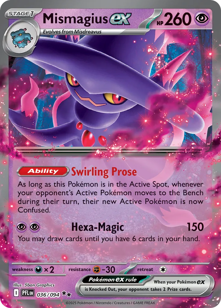 Mismagius ex — ME02: Phantasmal Flames — Pokémon