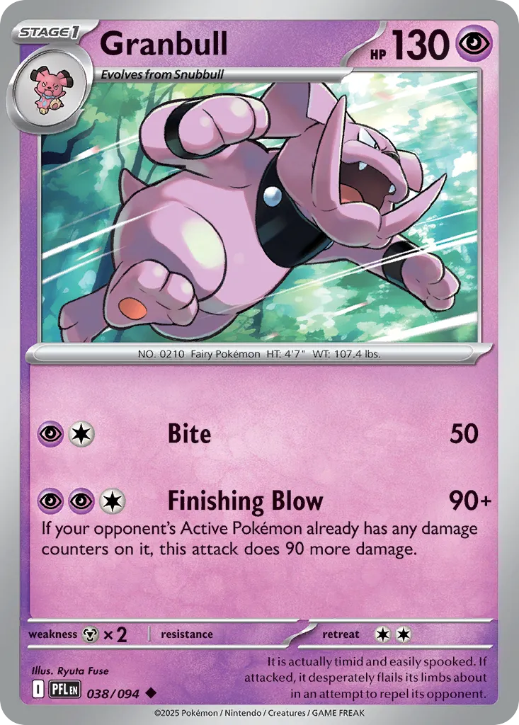 Granbull — ME02: Phantasmal Flames — Pokémon