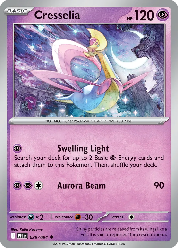 Cresselia — ME02: Phantasmal Flames — Pokémon
