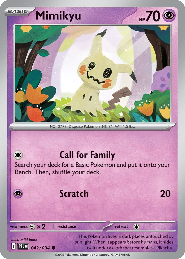 Mimikyu — ME02: Phantasmal Flames — Pokémon