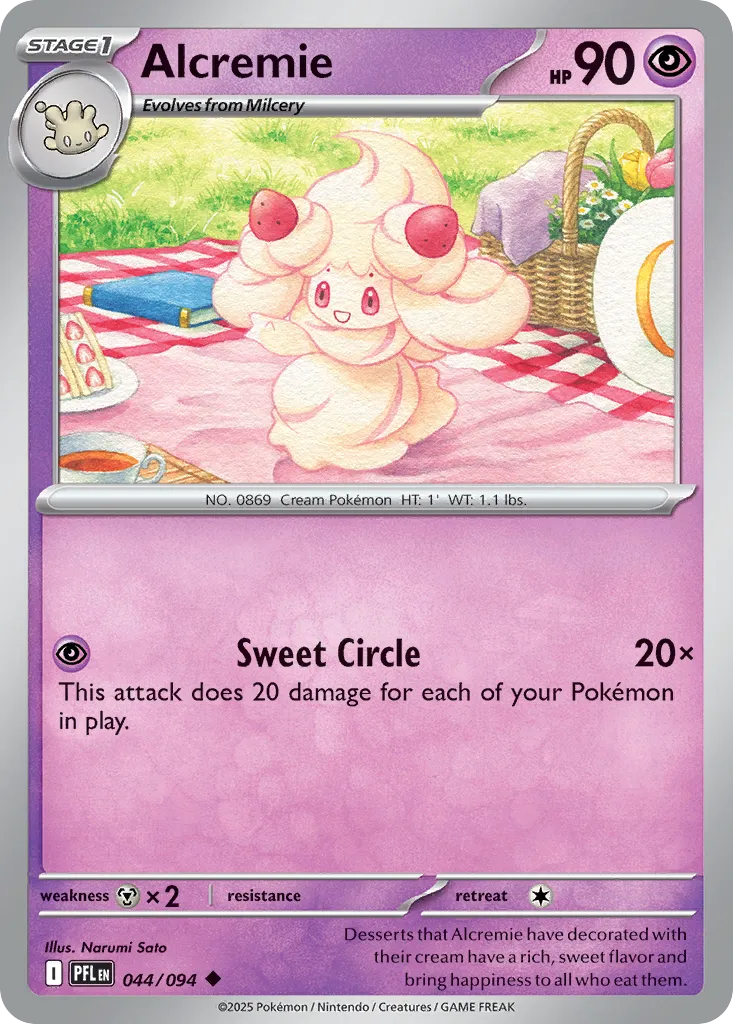 Alcremie — ME02: Phantasmal Flames — Pokémon