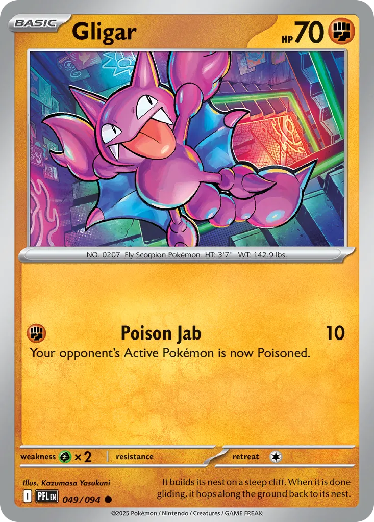 Gligar — ME02: Phantasmal Flames — Pokémon