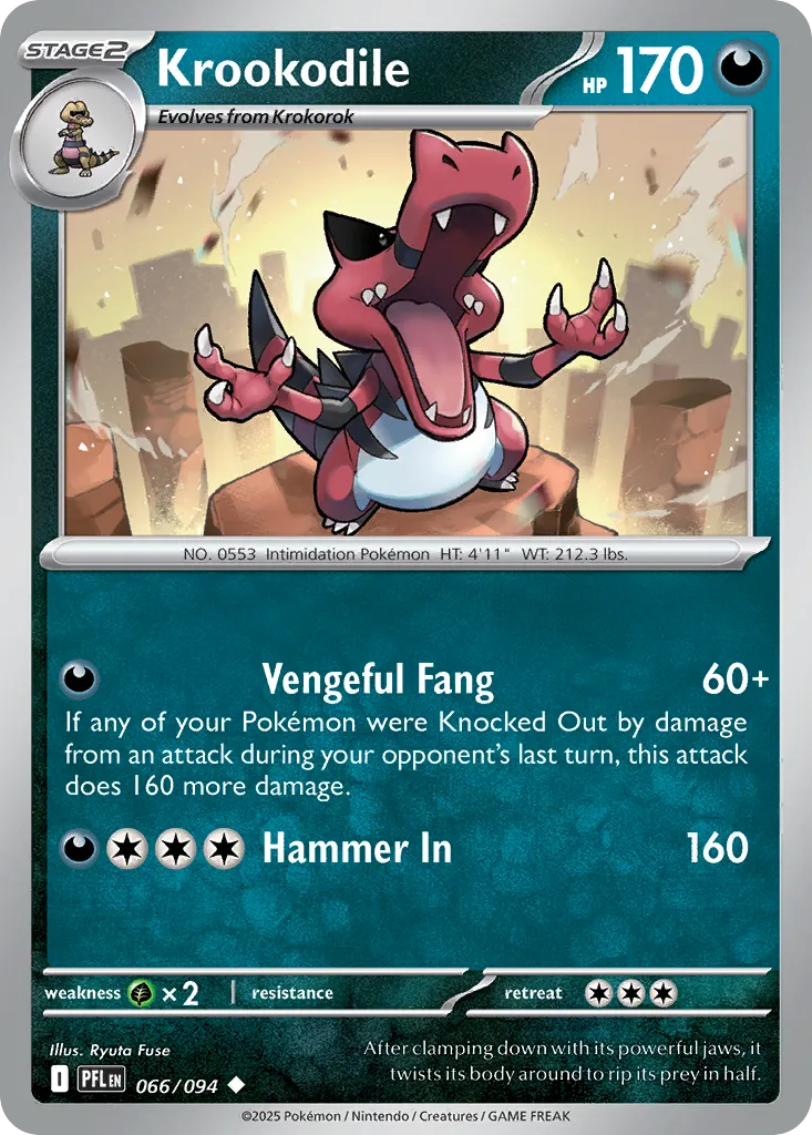 Crocorible — ME02: Phantasmal Flames — Pokémon