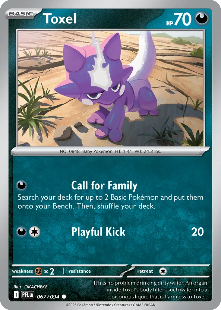 Toxel — ME02: Phantasmal Flames — Pokémon