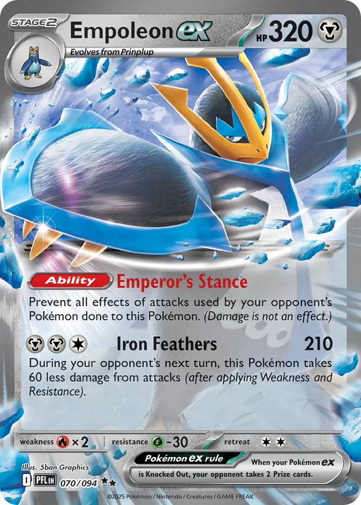 Empoleon ex — ME02: Phantasmal Flames — Pokémon