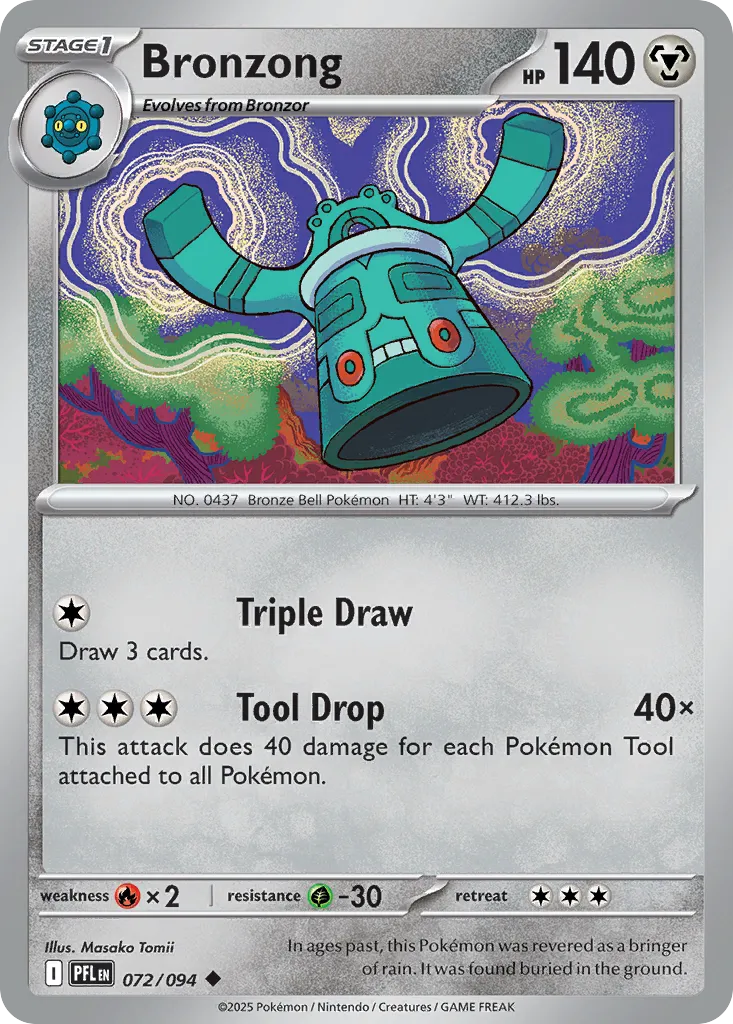 Bronzong — ME02: Phantasmal Flames — Pokémon