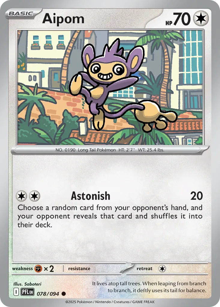 Aipom — ME02: Phantasmal Flames — Pokémon