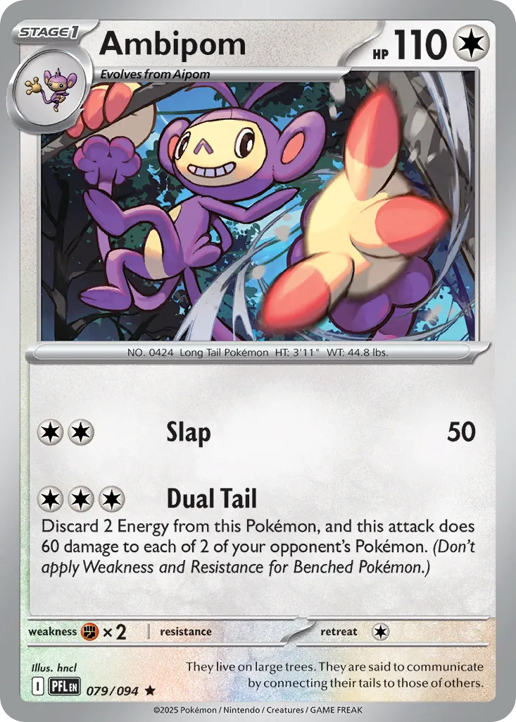 Ambipom — ME02: Phantasmal Flames — Pokémon