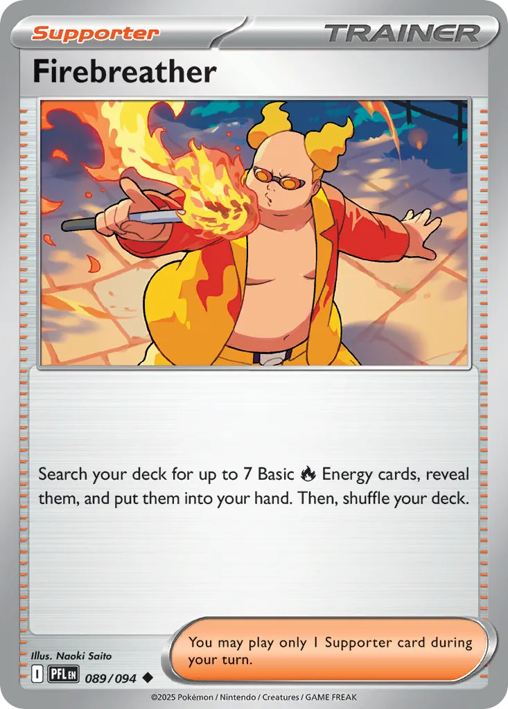 Firebreather — ME02: Phantasmal Flames — Pokémon