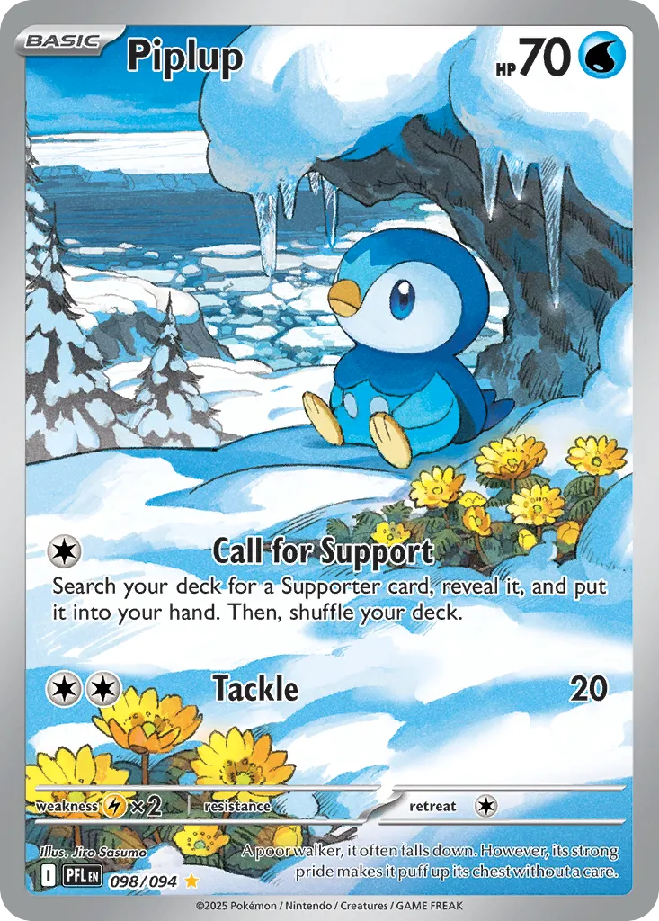 Piplup — ME02: Phantasmal Flames — Pokémon