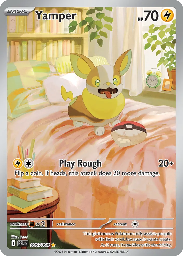 Yamper — ME02: Phantasmal Flames — Pokémon