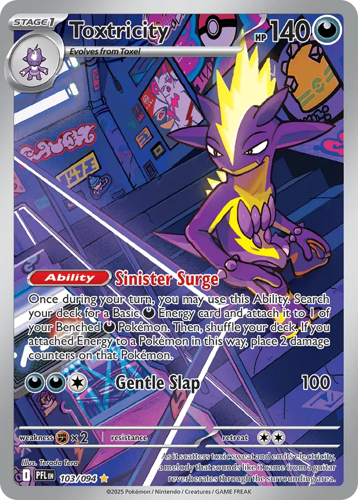Toxtricity — ME02: Phantasmal Flames — Pokémon