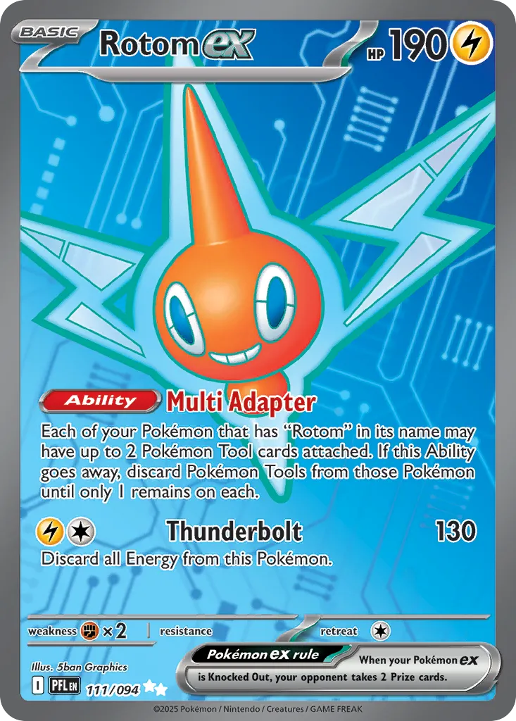 Rotom ex — ME02: Phantasmal Flames — Pokemon