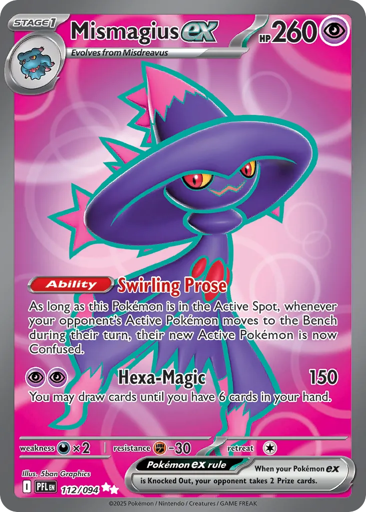 Mismagius ex — ME02: Phantasmal Flames — Pokémon