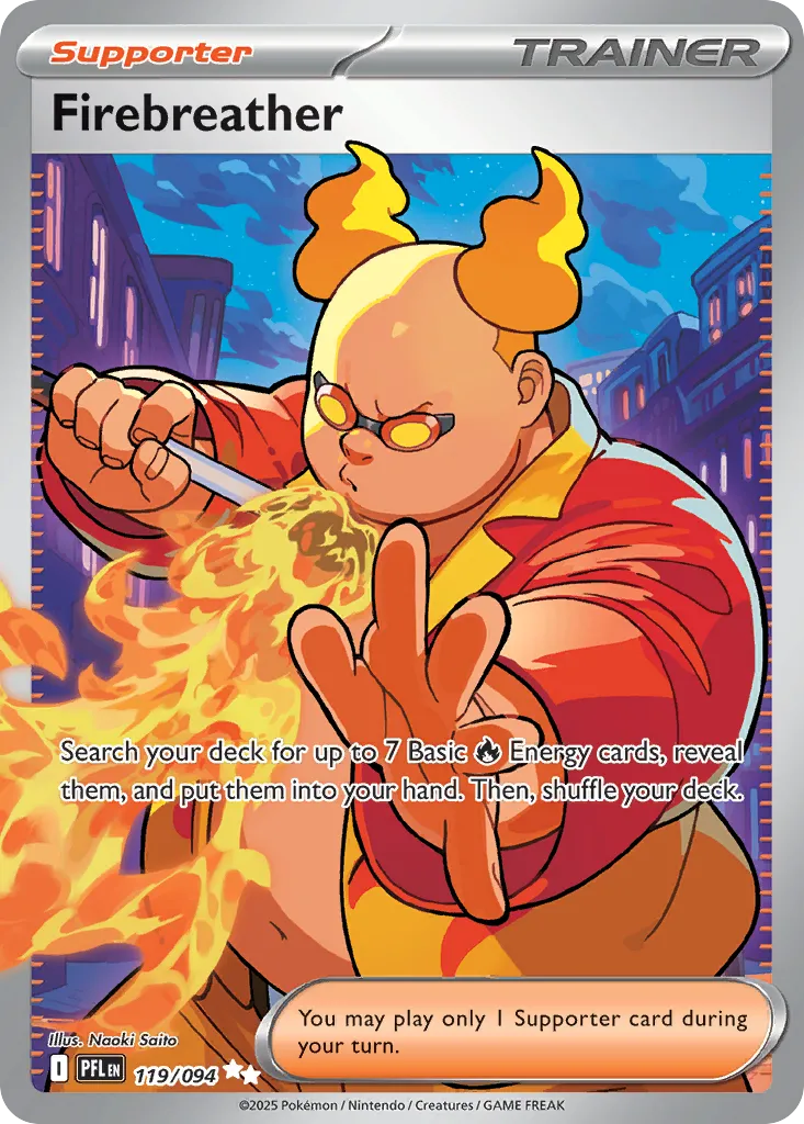Firebreather — ME02: Phantasmal Flames — Pokémon