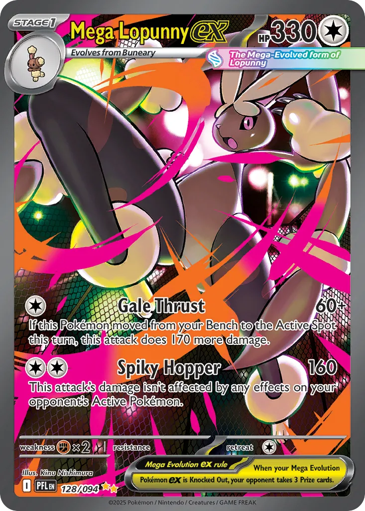 Mega Lopunny ex — ME02: Phantasmal Flames — Pokémon