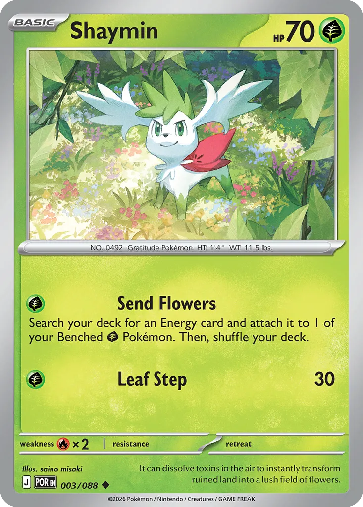 Shaymin — ME03: Perfect Order — Pokémon