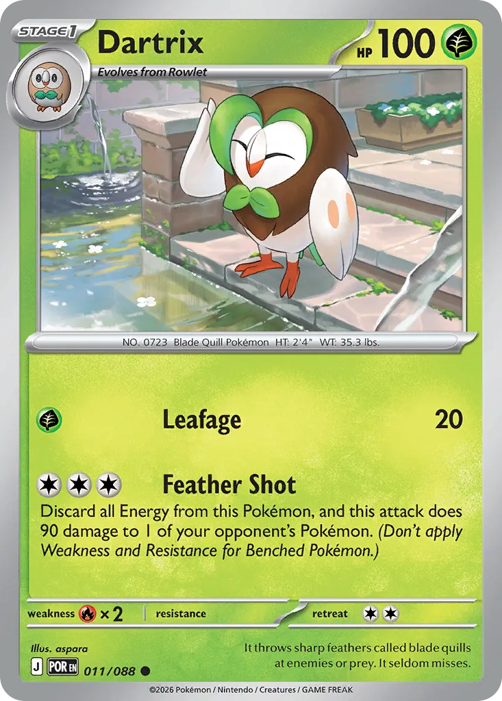 Dartrix — ME03: Perfect Order — Pokémon