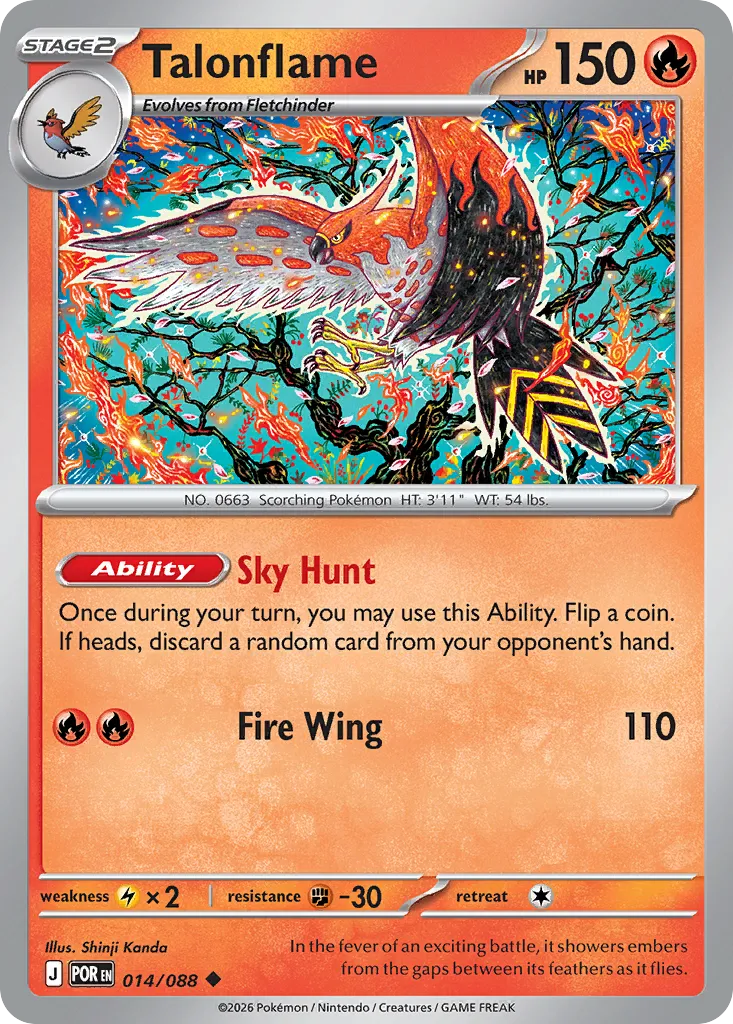Flambusard — ME03: Perfect Order — Pokémon