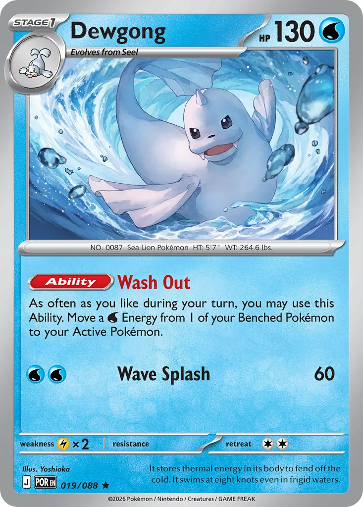 Dewgong — ME03: Perfect Order — Pokémon