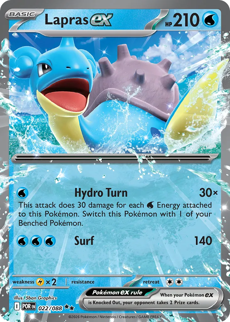 Lapras ex — ME03: Perfect Order — Pokémon