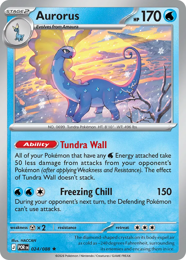 Aurorus — ME03: Perfect Order — Pokemon