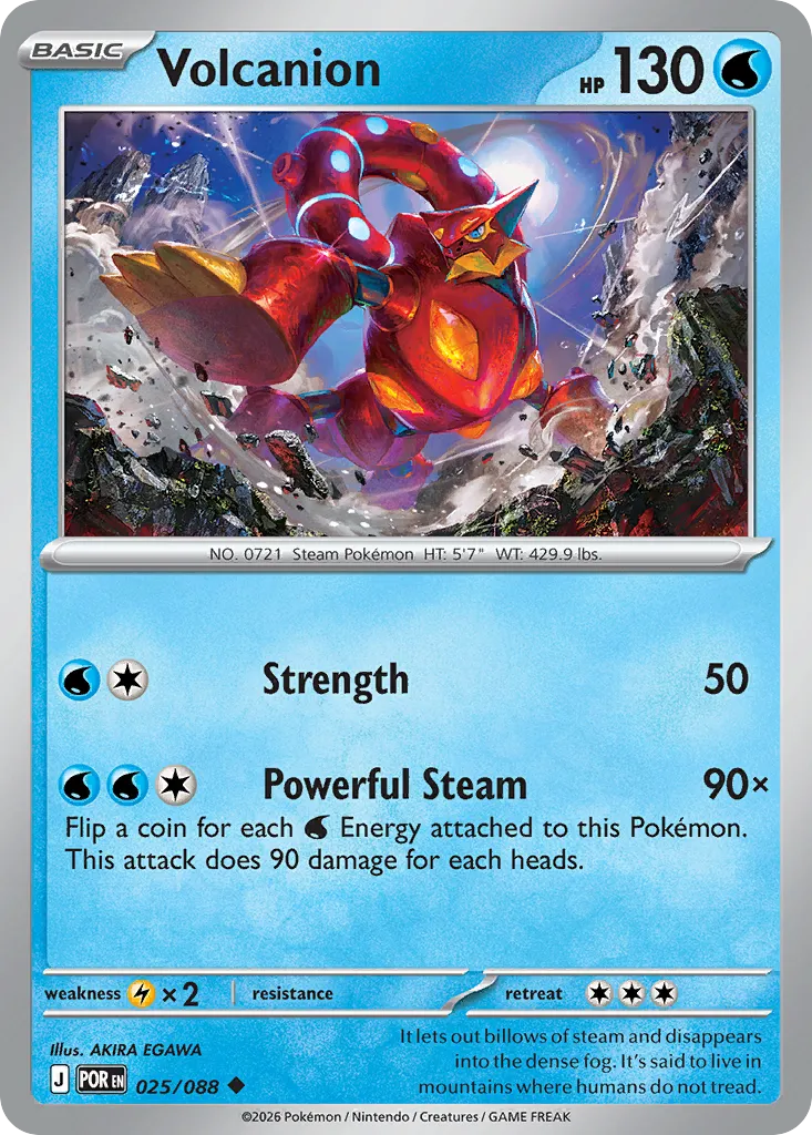 Volcanion — ME03: Perfect Order — Pokémon