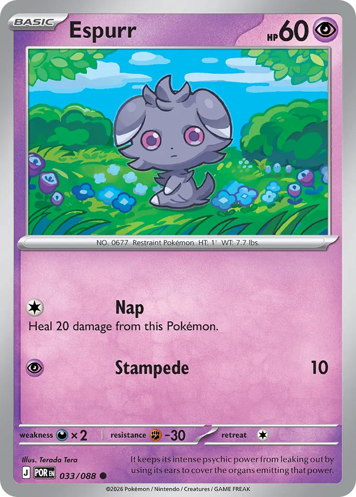 Espurr — ME03: Perfect Order — Pokémon