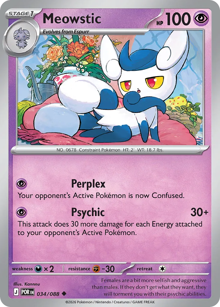 Meowstic — ME03: Perfect Order — Pokémon
