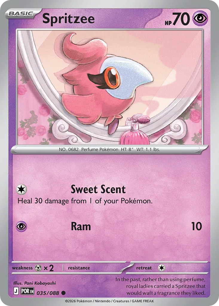 Spritzee — ME03: Perfect Order — Pokémon