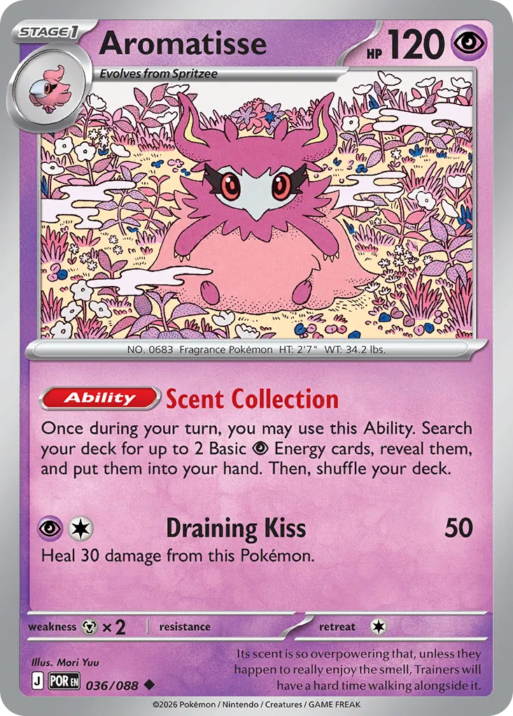 Aromatisse — ME03: Perfect Order — Pokemon